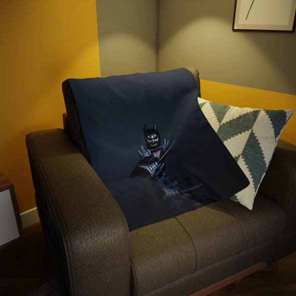 Heavy Metal Knight - Soft Fleece Blanket