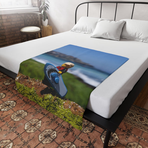 Surfer Boy - Soft Fleece Blanket