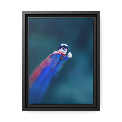 Faster than a Speeding Bullet - Framed Canvas