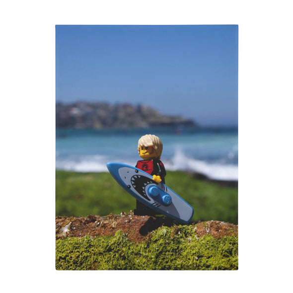 Surfer Boy - Soft Fleece Blanket