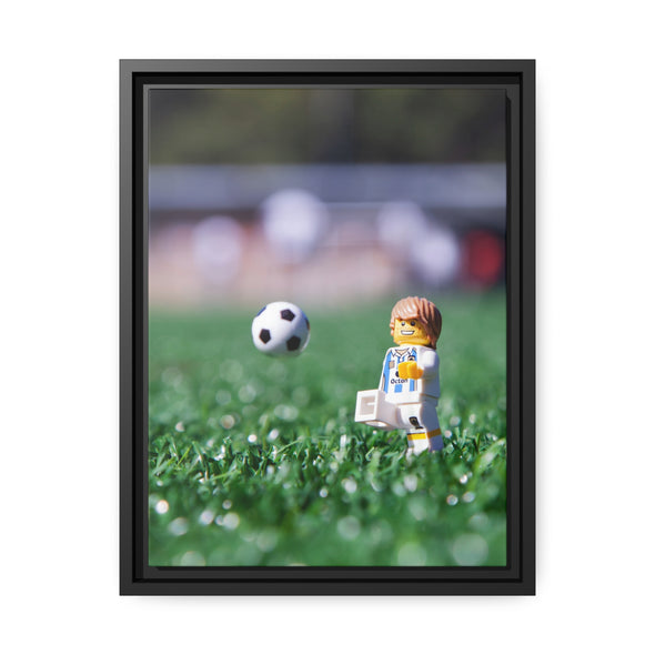 Winning Goal - Framed Canvas