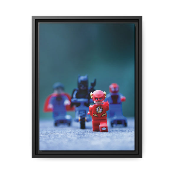 Looking for Trouble - Framed Canvas