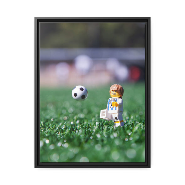 Winning Goal - Framed Canvas