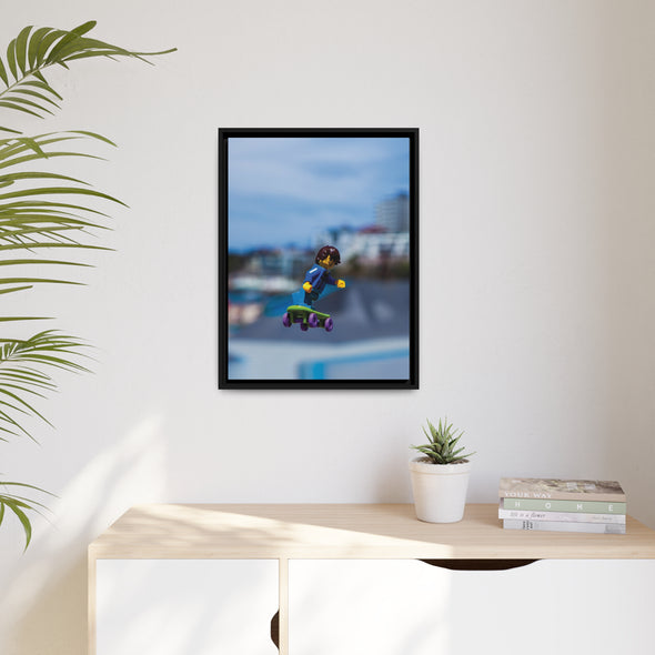 Skater Boy - Framed Canvas