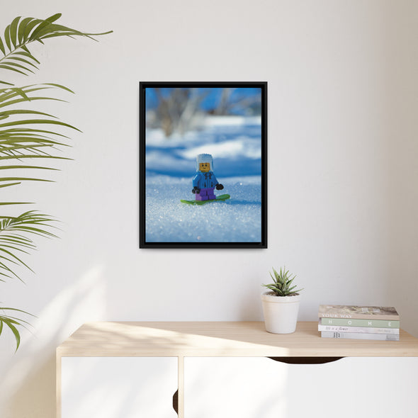 Little Shredder - Framed Canvas