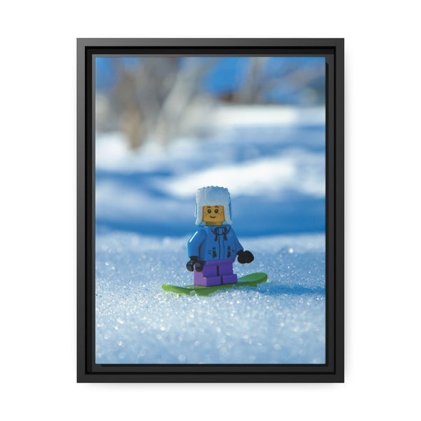 Little Shredder - Framed Canvas