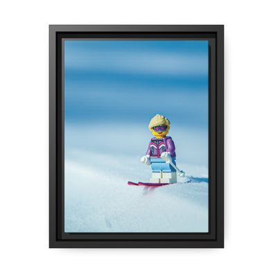 Snow Bunny - Framed Canvas