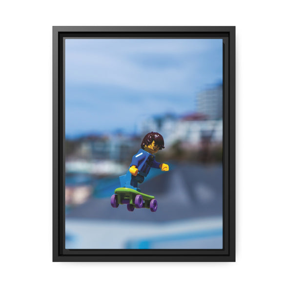 Skater Boy - Framed Canvas