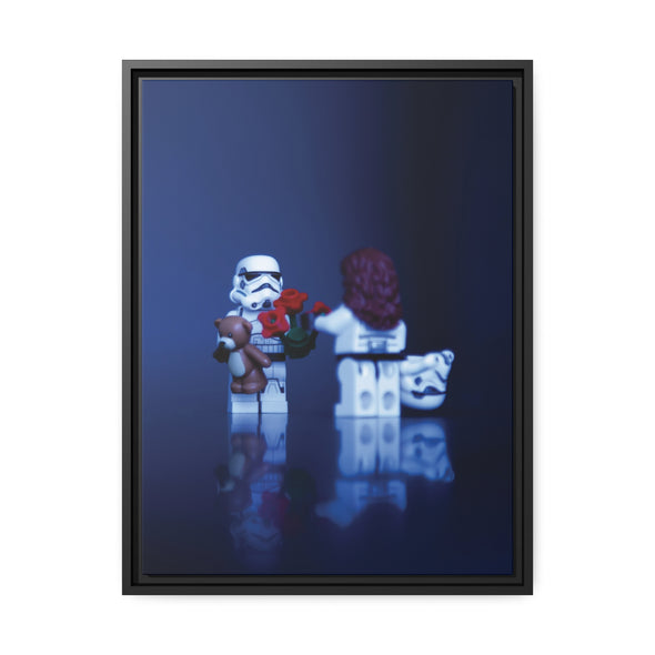 Be my Valentine? - Framed Canvas