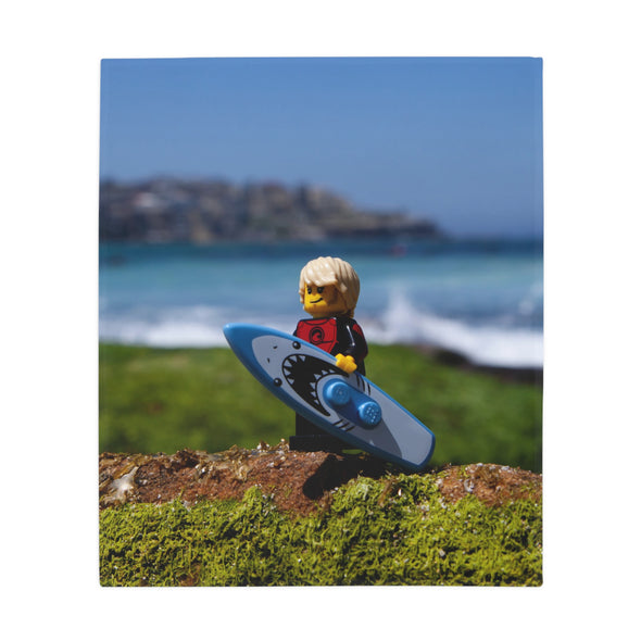 Surfer Boy - Soft Fleece Blanket