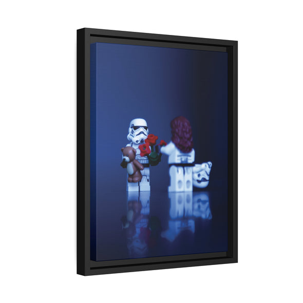 Be my Valentine? - Framed Canvas