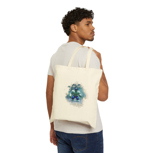 Clobbering Time - Cotton Canvas Tote Bag