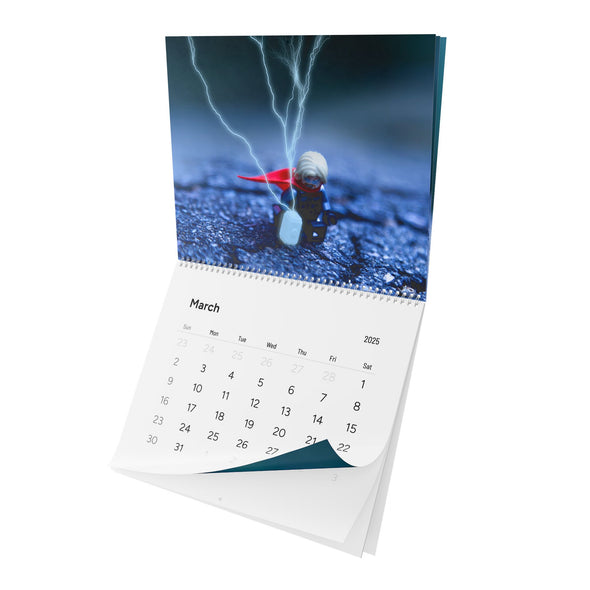 2025 Superheroes Wall Calendar