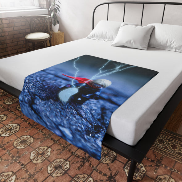 God of Thunder - Soft Fleece Blanket