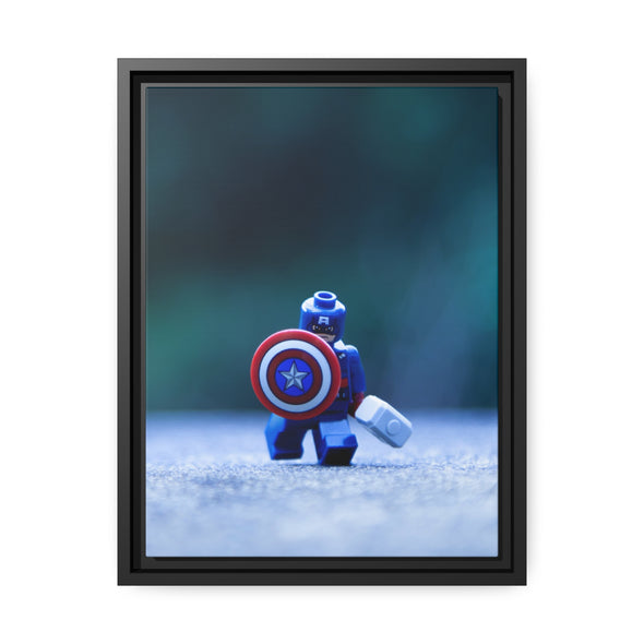 Hammer & Shield - Framed Canvas