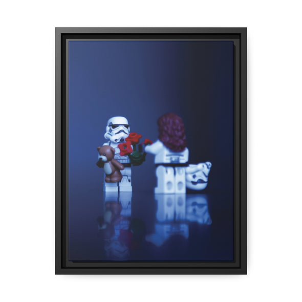 Be my Valentine? - Framed Canvas