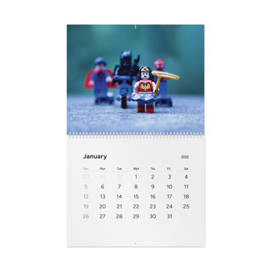 2025 Superheroes Wall Calendar