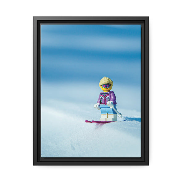 Snow Bunny - Framed Canvas