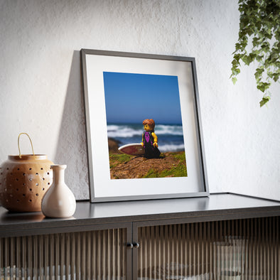 Surfer Girl - Framed Matte Print