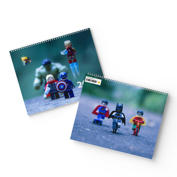 2025 Superheroes Wall Calendar