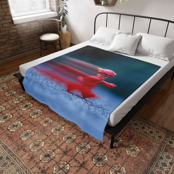 Speed Force - Soft Fleece Blanket