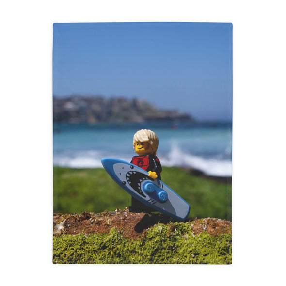 Surfer Boy - Soft Fleece Blanket