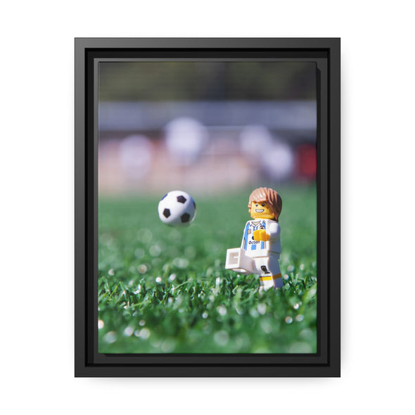 Winning Goal - Framed Canvas