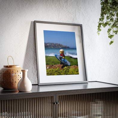 Surfer Boy - Framed Matte Print