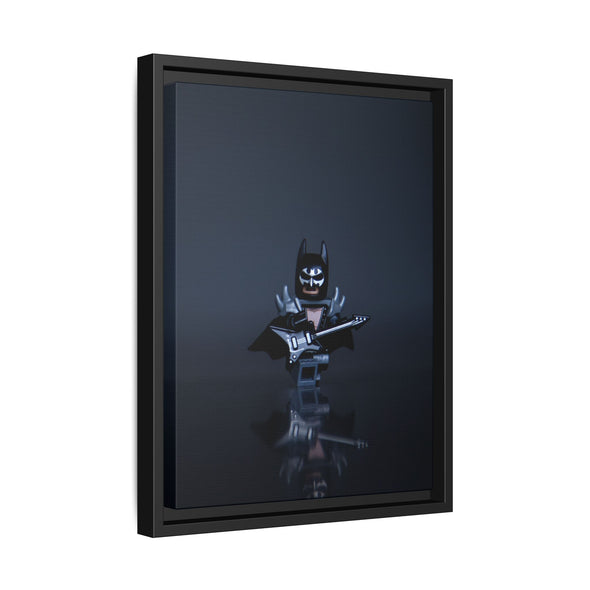 Heavy Metal Knight - Framed Canvas