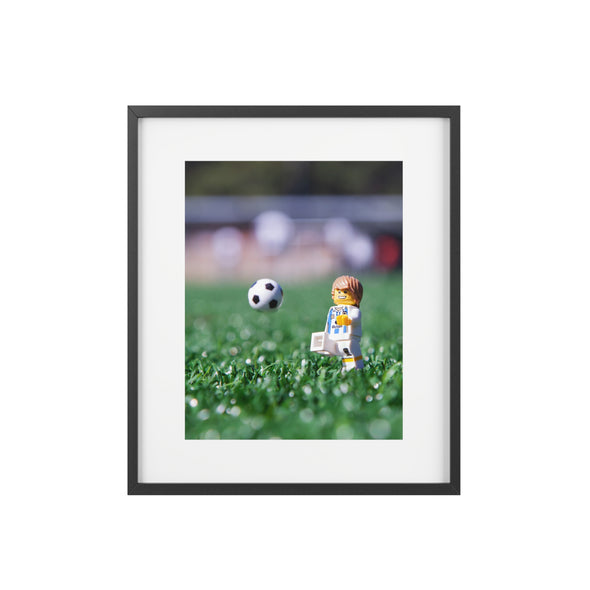 Winning Goal - Framed Matte Print