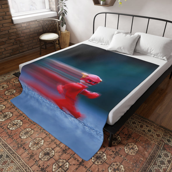 Speed Force - Soft Fleece Blanket