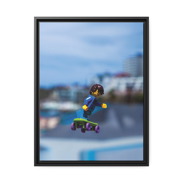 Skater Boy - Framed Canvas