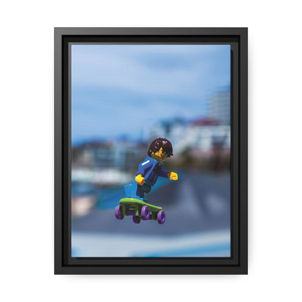 Skater Boy - Framed Canvas