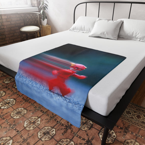 Speed Force - Soft Fleece Blanket