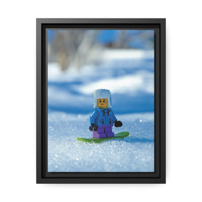 Little Shredder - Framed Canvas