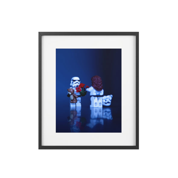 Be my Valentine - Framed Matte Print