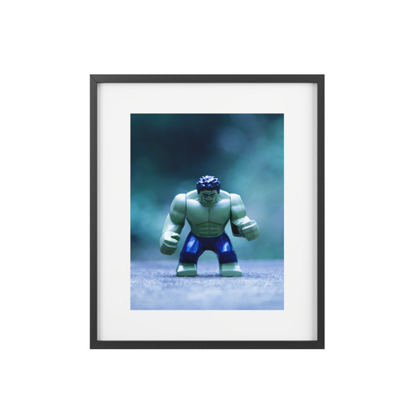 Clobbering Time - Framed Matte Print