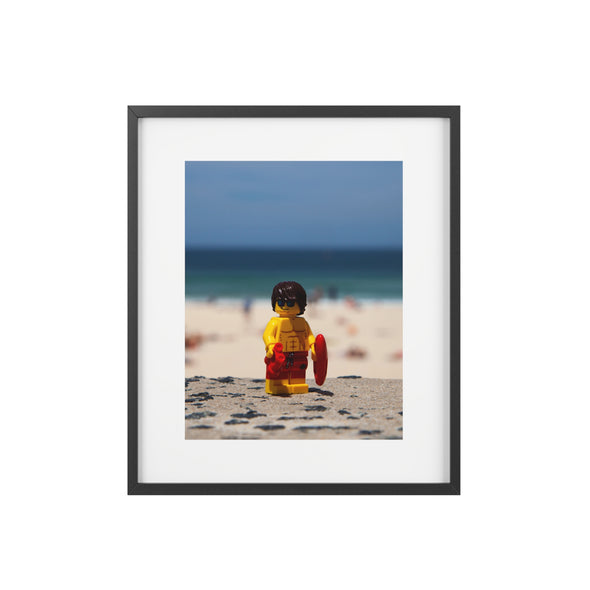 On Patrol - Framed Matte Print