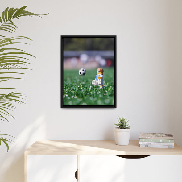 Winning Goal - Framed Canvas