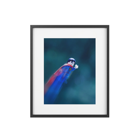 Faster than a Speeding Bullet - Framed Matte Print