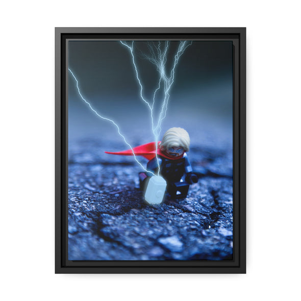 God of Thunder - Framed Canvas