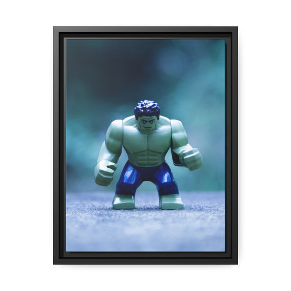 Clobbering Time - Framed Canvas