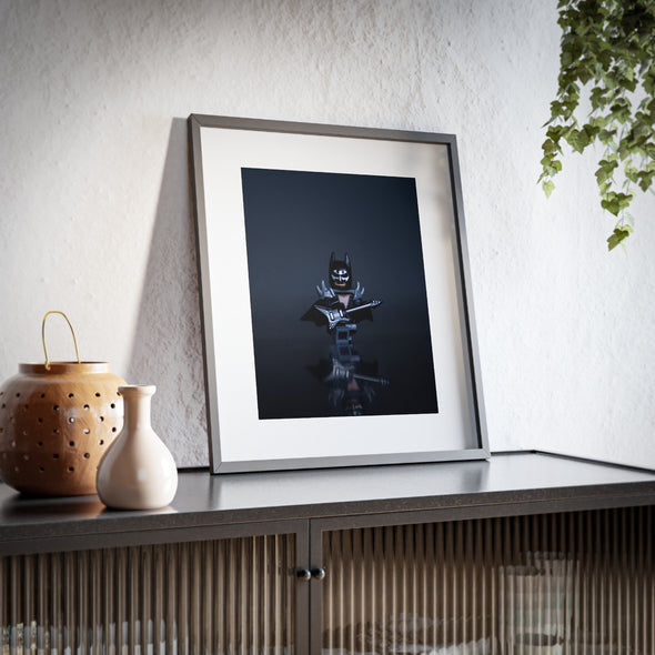 Heavy Metal Knight - Framed Matte Print