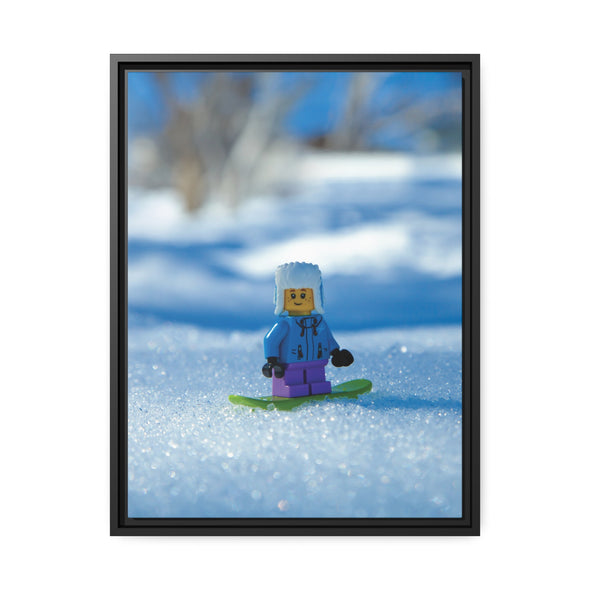 Little Shredder - Framed Canvas