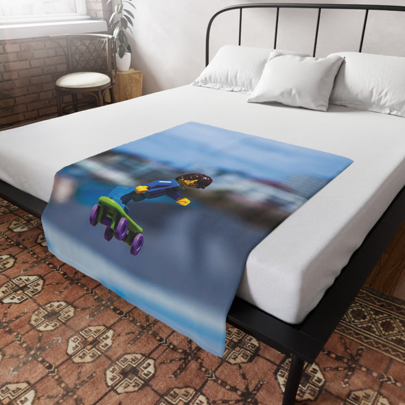 Skate Dude - Soft Fleece Blanket